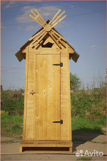 Дачный туалет с кошкой чею 416