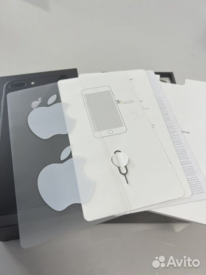 Коробка Apple iPhone 8 Plus 256Gb Space Grey рст