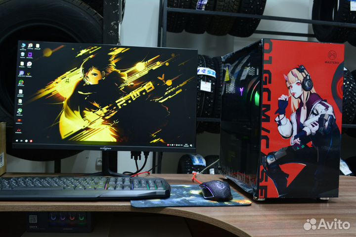 Asus rx 570 Игровой Компьютер 8 ядер +16 озу