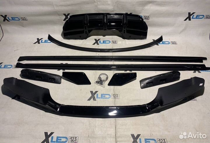 Обвес BMW X6 F16 M Performance черный глянец