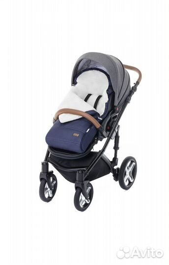 Зимний конверт в коляску до 3 лет на овчине