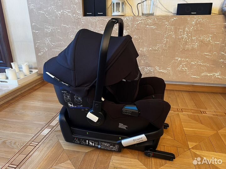 Автолюлька bugaboo turtle luna + база isofix