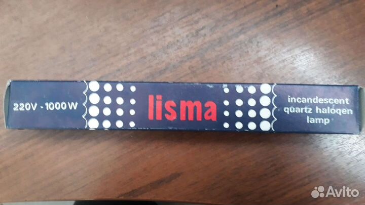 Лампа галогенная кг-1000Вт-220в R7s 189мм