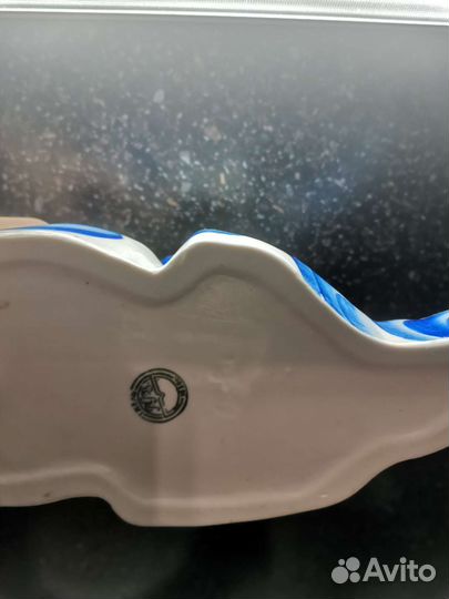 Гжель(дракон-сосуд, кружка и блюдце)