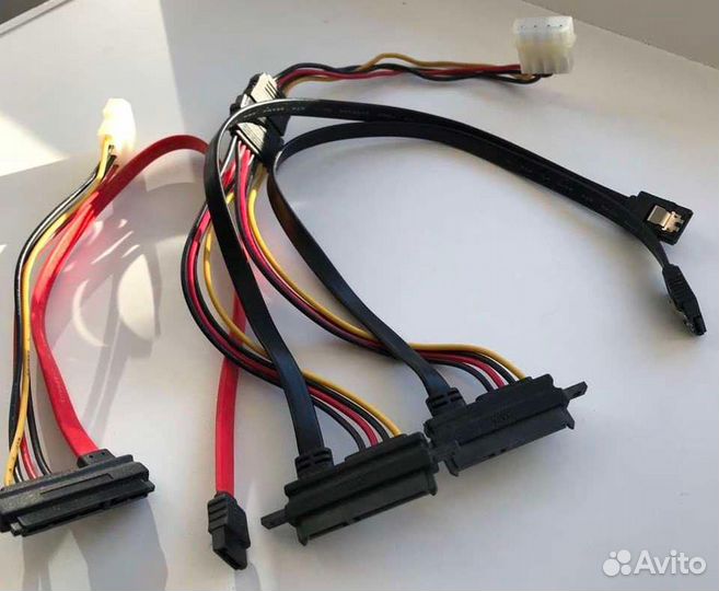 Кабели SATA, USB, VGA, 220в