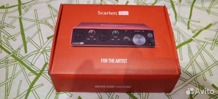 Звуковая карта focusrite scarlett 2i2