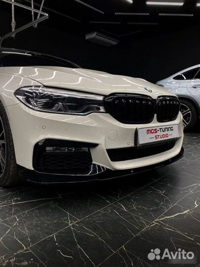 Губа в стиле M-Performance BMW 5 Series G30