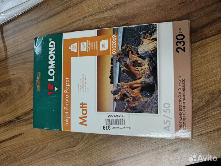Матовая фотобумага Lomond для струйного принтера