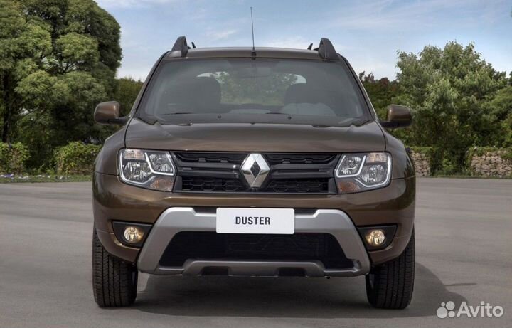 Накладка решетки бампера renault duster 2015-21