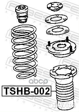 Пыльник амортизатора перед прав/лев tshb002