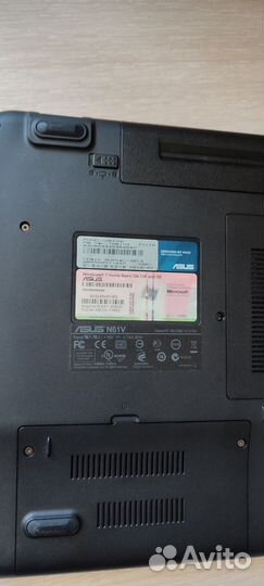 Ноутбук asus n61vg