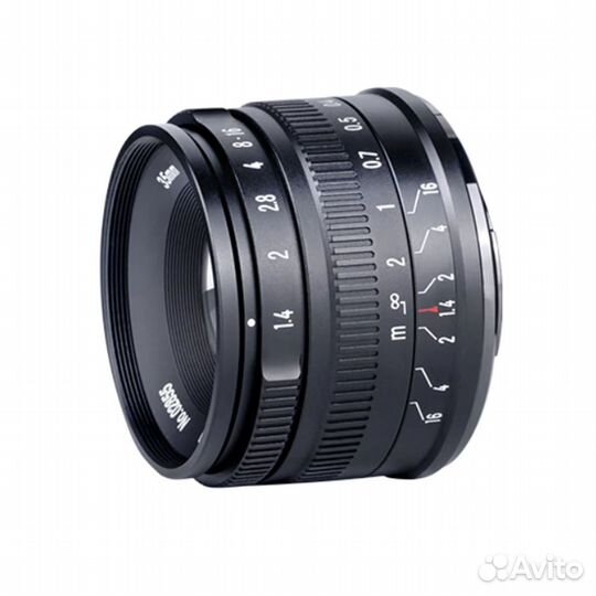 Объектив 7artisans 35mm F1.4 APS-C M43 чер