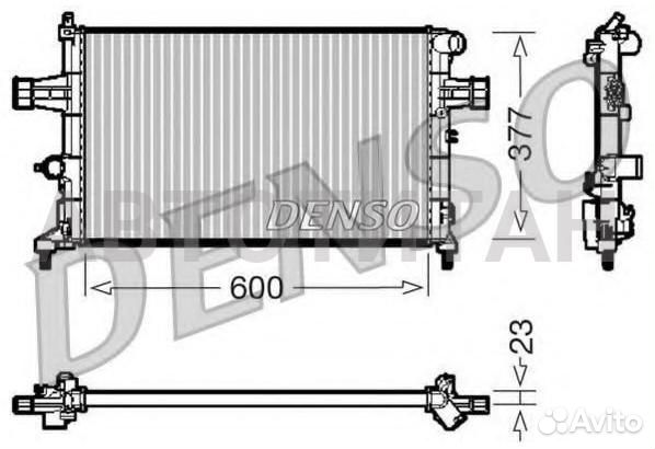 Радиатор системы охлаждения Denso DRM20083