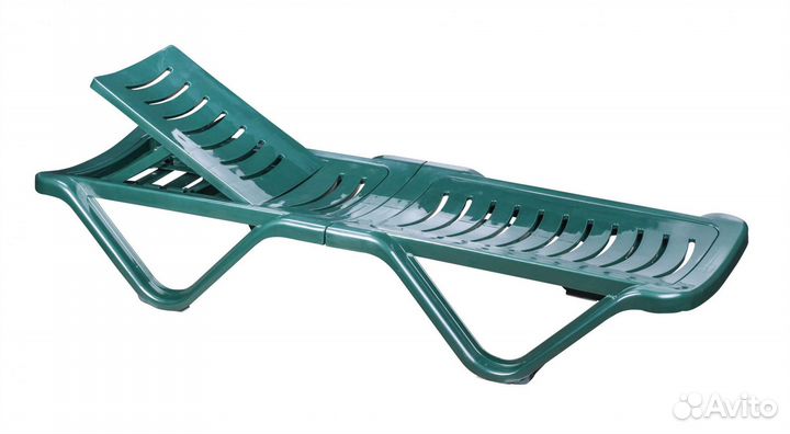 Шезлонг, лежак пластиковый