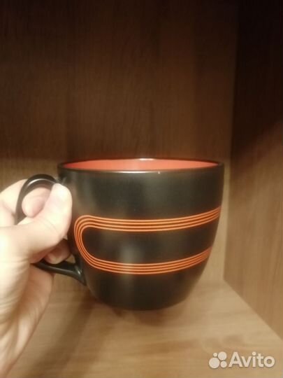 Кружка гигант с блюдцем IKEA