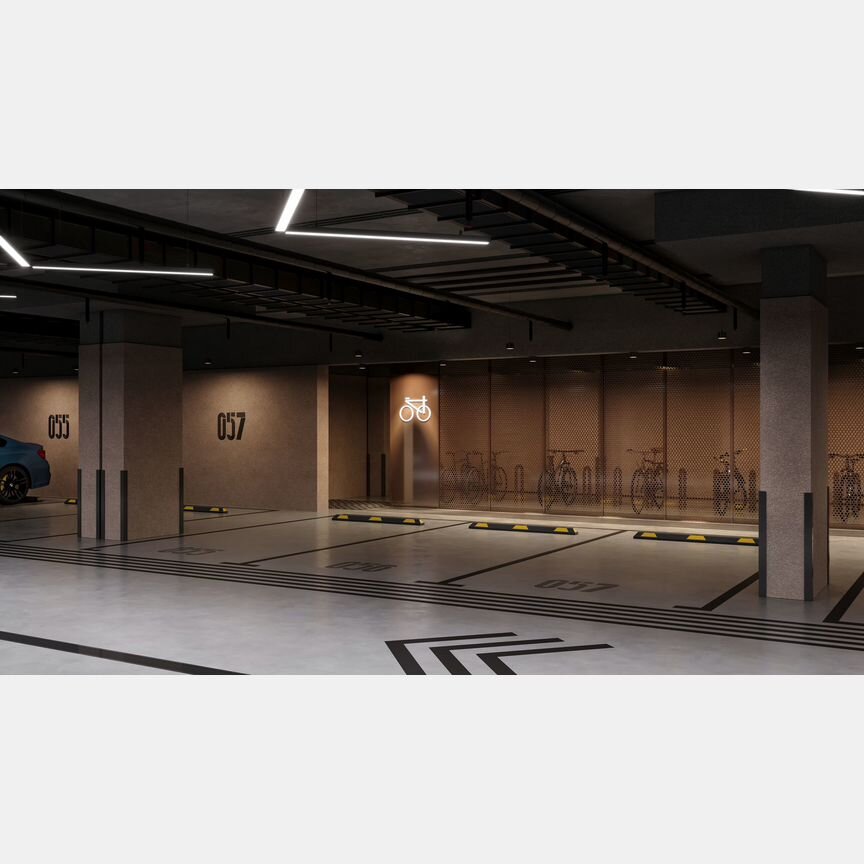 2-к. квартира, 65 м², 2/44 эт.