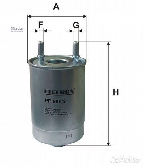 Filtron PP9882 Фильтр