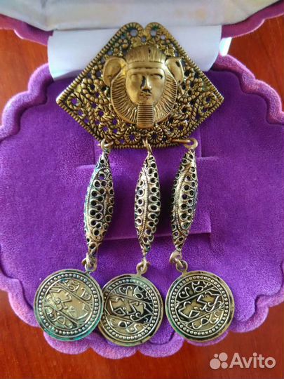 Брошь в стиле Найгеров Чехия редкая. Колье, бусы