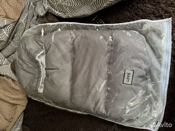 Зимний конверт в коляску