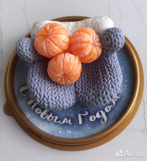 Новогодний подарок, мыло ручной работы