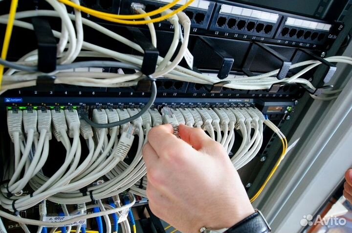 Монтаж слаботочных систем скс лвс