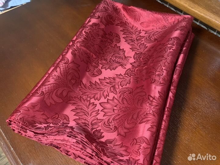 Шторы жаккардовые новые 6 штук