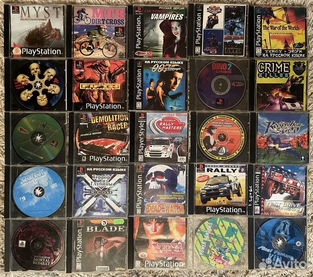Игры (диски) на PS 1 (one)