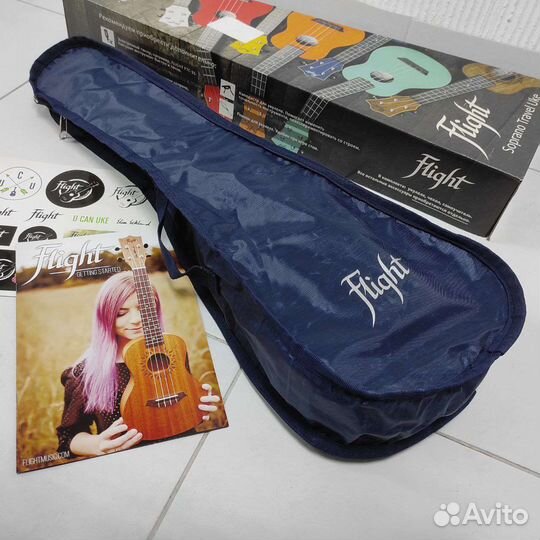 Укулеле flight сопрано новая с чехлом