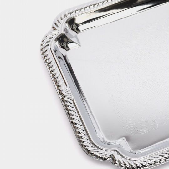 Поднос металлический 15х22см