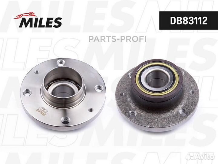 Miles DB83112 Ступица miles DB83112 opel corsa D/fiat 06- зад. drum