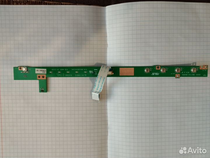 X55S switch board кнопка включения ноутбук asus