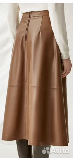 Кожаная юбка
