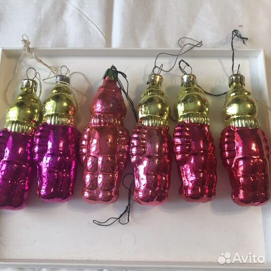 Елочные игрушки советские