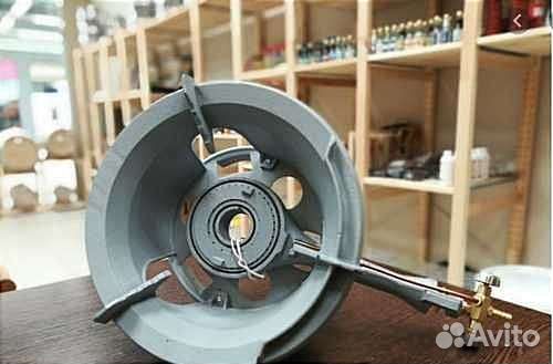 Мощная газовая горелка для автоклава и казана