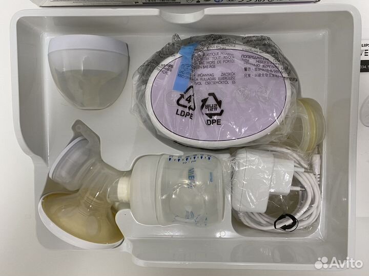 Молокоотсос avent электрический