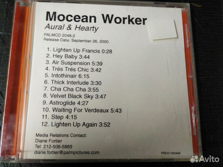 Mocean Worker Aural & Hearty CD USA House 2000