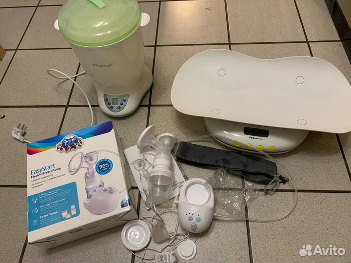 Паровой центр Bremed BD3230, Молокоотсосник, Весы