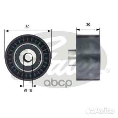 7786-21570) Ролик приводного ремня T42199 Gates