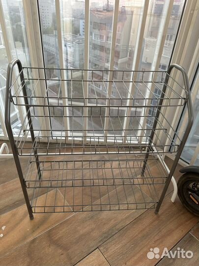 Полка для обуви металлическая