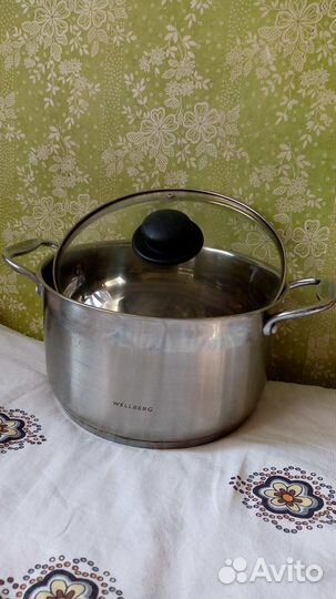Кастрюля wellberg 6л