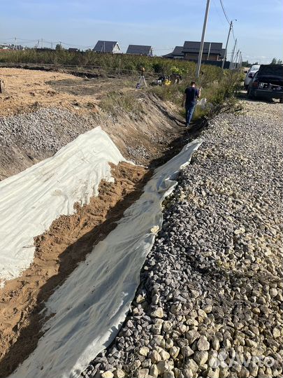 Въездная группа, парковка, площадка