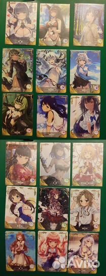 Коллекционные аниме карты Goddess Story