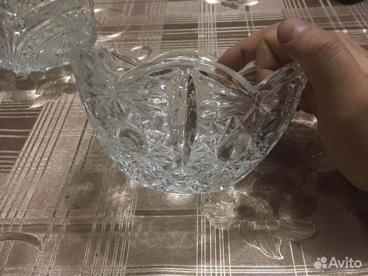 Конфетница салатница СССР хрутсаль