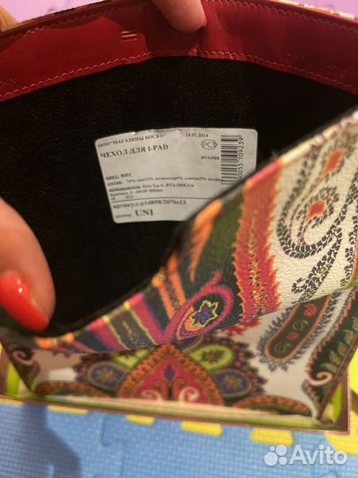 Etro чехол для iPad новый