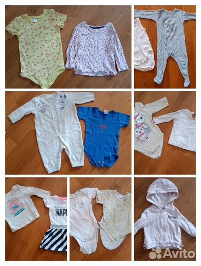 Вещи для девочки 1-9 м