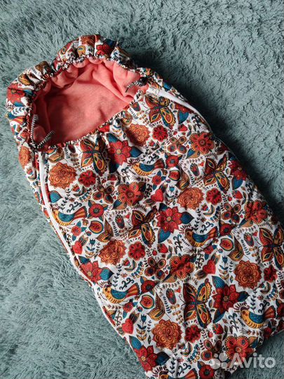 Конверт в коляску зимний