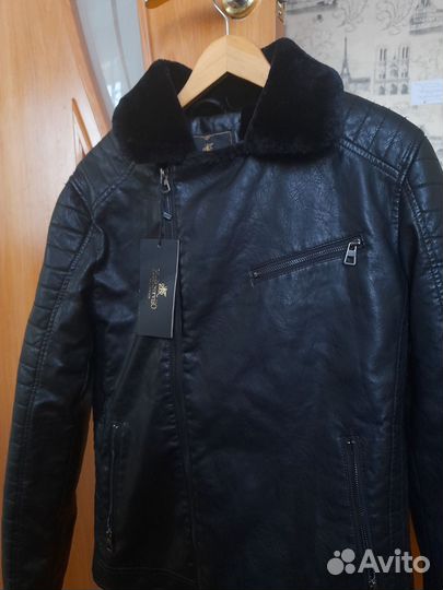 Кожаная куртка мужская