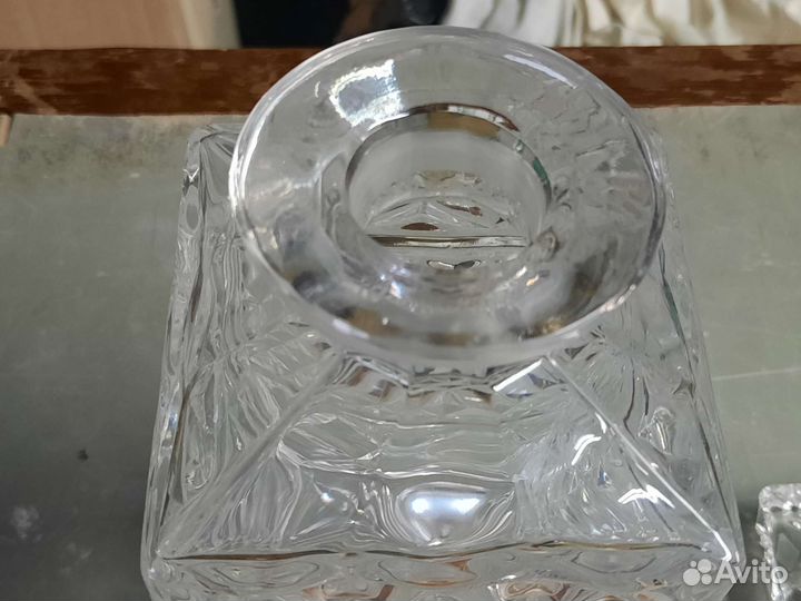 Графин хрустальный СССР Богемия.Новый