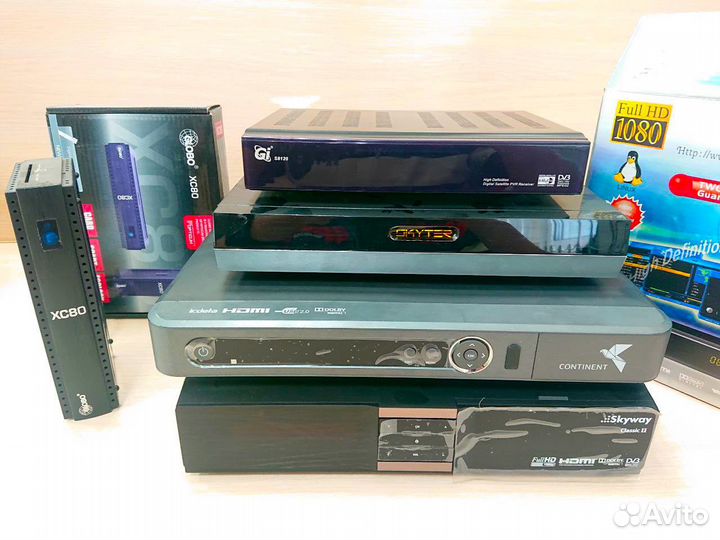 HD медиаплеер+Спутниковый HD/SD ресивер (LAN,wifi)