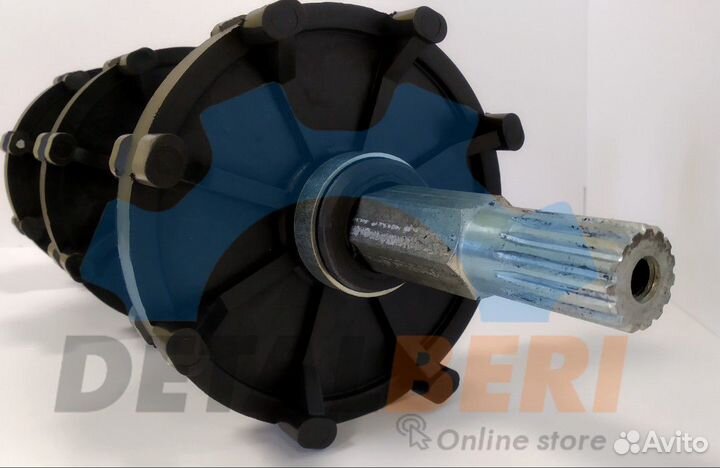 Вал ведущий в сборе на снегоход Рысь